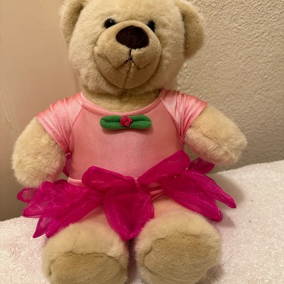 Build a Bear 14” Cream Teddy Bear Plush Toy - Picture 4 of 7